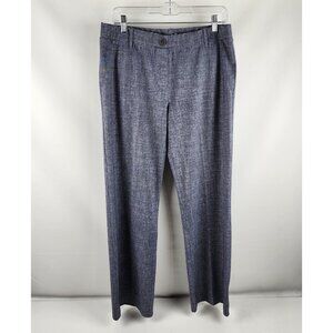 Betabrand Pants Women L-Petite Blue Classic Dress Pant Yoga Pant W0104-BLL